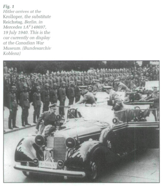 Illustration for article titled Hitler's Car on Display
